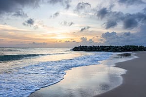 coloring a beautiful beach