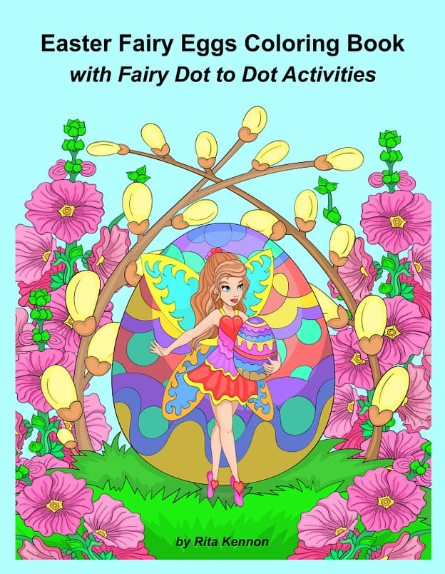 Easter Fairy Eggs Coloring Book: with Fairy Dot to Dot Activities