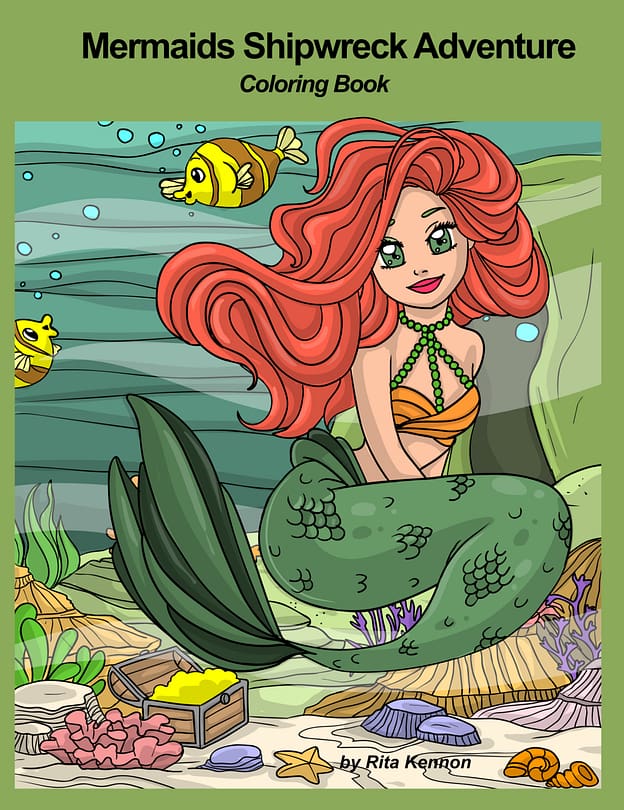 Mermaids Shipwreck Adventure: Coloring Book