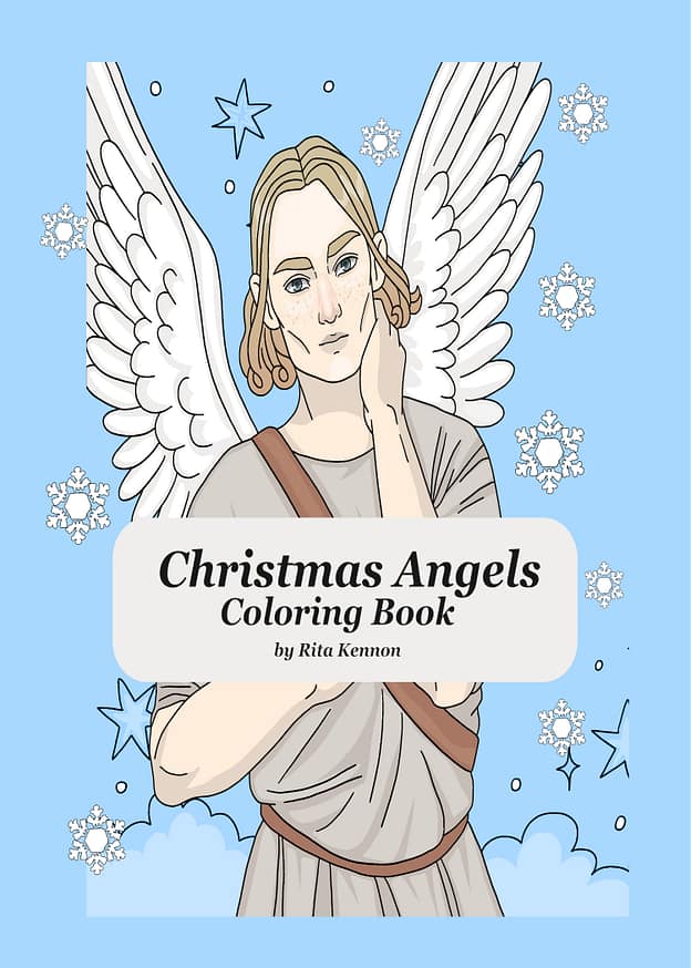 Christmas Angels Coloring Book