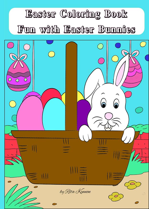 Easter Coloring Book: Fun with Easter Bunnies