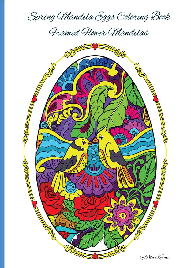 Spring Mandela Eggs Coloring Book