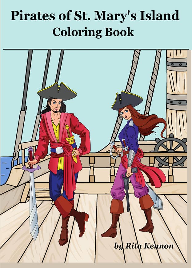 Pirates of St. Mary's Island Coloring Book