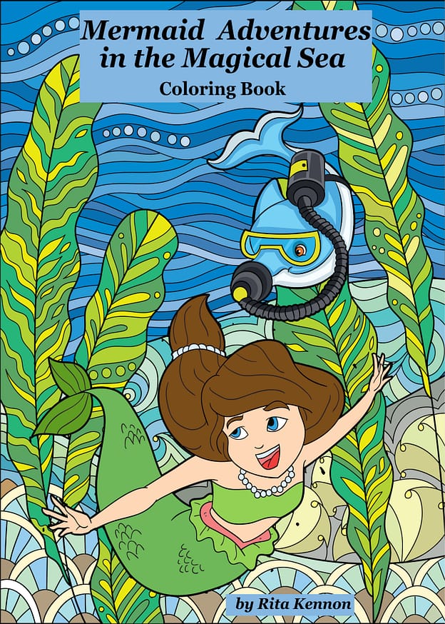 Mermaid Adventures in the Magical Sea Coloring Book