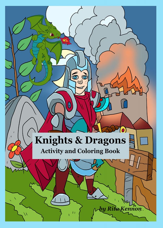 Knights & Dragons: Activity and Coloring Book