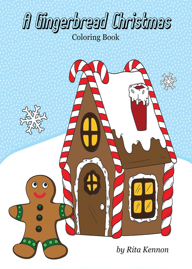 A Gingerbread Christmas Coloring Book